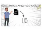 Professional TGZ files  to PDF Export Tool by WholeClear