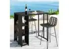 Gardeon Outdoor Bar Set Patio Furniture Dining Chairs & Table