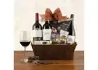 Say "cheers" with our festive wine and chocolate basket!