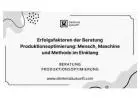 Erfolgsfaktoren der Beratung Produktionsoptimierung: Mensch, Maschine und Methode im Einklang