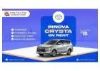 Premium Innova Crysta Hire in Delhi | Luxury 7-Seater Car Rental @ ₹18/km