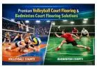 Premium Volleyball Court Flooring & Badminton Court Flooring Solutions