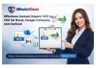 Effortless Contact Export: VCF to CSV for Excel, Google Contacts, and Outlook