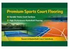 premium flooring tennis court and basketball court