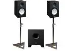 Yamaha Studio Monitors HS8 Bundle with Subwoofer & Stands In