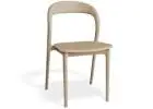 Contemporary Mia Chair Natural Ash Timber Dining Chair for Modern Spaces
