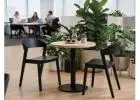 Grayson Dining Chair Black with Refined Timber Craftsmanship