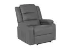 Home Recliner Chair PU Leather Sofa Lounge Armchair Marlo Grey