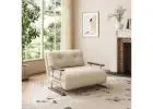 Compact 4-in-1 Sleeper Chair: Perfect for Small Spaces & Pet-Friendly!