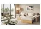 Japandi Modern Sectional Sofa with Adjustable Chaise & Pull-Out Footrests