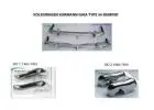 Volkswagen Type 34 bumper (1962-1969) by stainless steel