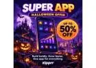 Halloween Sale: White Label Super App Platform for South Africa | Taxi, Food and Parcel in One App