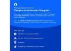 Facebook ambassadorship campaign