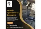 Leather upholstery in Bangalore | Artificial Leather Car Seat Cover